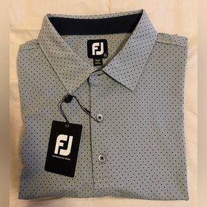 FootJoy NWT short sleeve polka dot polo